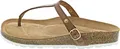 Summer Sandal Casual Cognac braun Gr. 37