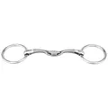 Sprenger SATINOX Unterlegtrense 12 mm doppelt gebrochen - Edelstahl rostfrei, 125 mm Weite