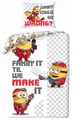 Jugendbettwäscheset 140X200 Minions Mikrofaser