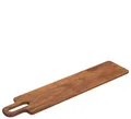 Zassenhaus Serviertablett Akazienholz | Tablett mit Griff | Frühstückstablett länglich | Holztablett Deko | Tablet für Geschirr | nachhaltig angebautes Hartholz | 70×15 cm, Akazie