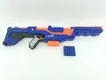 Nerf Gun Blaster N-Strike Elite Delta Trooper - geprüft mit Darts