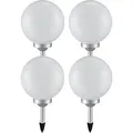 4er Set LED Solarleuchte Gartenleuchte Außenleuchte Kugelform Beleuchtung Lampe
