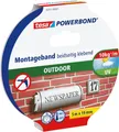 tesa Powerbond Outdoor Montageband 5 m x 19 mm wasserfest UV beständig
