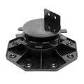 Wiltec Stelzlager für Terrassen, 2700kg, 33-64mm, höhenverstellbarer Stellfuß für Terrassendielen, Platten und Planken