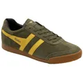 Gola Sneaker Harrier Suede-Leder khakigrün/gelb Herren, Größe Euro (US): 41 (8)