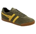 Gola Harrier Suede-Leder khakigrün/gelb Herren Sneaker