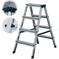 Doppelleiter Krause Dopplo 2x4 Stufen Leiter, Haushaltsleiter