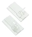 Gardinia Klebehaken Universal weiß-transparent, selbstklebend  Klebehaken