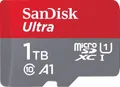SanDisk Ultra microSDXC Speicherkarte 1 TB + SD Adapter SDSQUAC-1T00-GN6MA