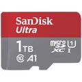 SanDisk microSDXC Ultra 1TB (A1/UHS-I/Cl.10/150MB/s) + Adapter "Mobile" micro...