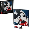 LEGO 31202 Art Disney's Mickey Mouse Set, Poster, Wanddekoration, DIY Puzzle für Erwachsene