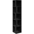 vidaXL Eckregal Schwarz 33x33x164,5 cm Holzwerkstoff