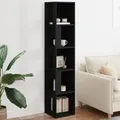 vidaXL Eckregal Schwarz 33x33x164,5 cm Holzwerkstoff