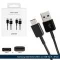 Original Samsung Datenkabel USB-C zu USB-A Ladekabel EP-DG930 1,5 m Black 2Pack