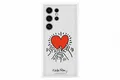 Samsung FlipSuit Case EF-MS928 für das Galaxy S24 Ultra, Smartphone-Cover, Handy-Hülle, Schutz Case, Einlegekarte Keith Haring, White