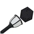 vidaXL Outdoor Solarleuchten 3 Stück LED Schwarz