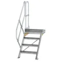 MUNK Günzburger Steigtechnik 600424 Aluminium, Stahl verzinkt Treppe