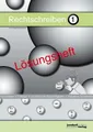 Rechtschreiben 1 (Lösungsheft) | Buch | 9783939965657