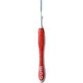 GUM TRAV-LER 0,8mm Kerze rot Interdental+6Kappen 6 St.