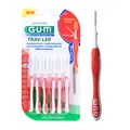 GUM Trav-Ler Interdentalbürsten 6er: 1314, rot, 0,8 mm, Kerze, ISO 1
