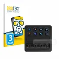 BROTECT Schutzglas für Elgato Stream Deck + (3 Stück) Schutzfolie Panzer Folie Glas [Extrem Kratzfest 9H, Anti-Fingerprint, Ultra-Transparent]
