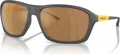Arnette NITEWISH AN 4329 MATTE GREY/BROWN MIRROR GOLD 63/17/130 Herrenbrillen Sonnenbrillen