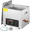 VEVOR 10 L verbesserter Ultraschallreiniger (400 W Heizung, 240 W Ultraschall) Professioneller digitaler Labor-Ultraschallreiniger mit Heizungstimer für die Reinigung von Teilen und Instrumenten