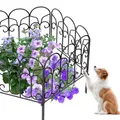 Amagabeli Garden Home Dekorative Beetzaun Metall Gartenzaun Metall 46x230cm 5 Stück Zaun Metall Teichzaun mit Zaunelementen Gartenzäune Bei Dekorative Freigehege Teich Zaun Garten Faltdraht Zäune