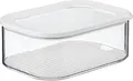 Mepal | Käsedose Modula | 2000 ml Fassungsvermögen | ideal für verschiedene Käsesorten | Antikondenseinsatz verhindert Feuchtigkeitsbildung | spülmaschinengeeignet | Farbe: Nordic White