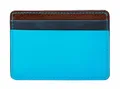 FOSSIL Leon Card Case Kredit- / Visitenkartenetui Geldbörse Malibu Blue Blau