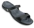 Crocs , Damen Sandalen Schwarz/Charcoal