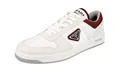 Prada Herren Weiss Leder Sneaker 2EE391 BRC F0ODJ 41 EU / 7 UK