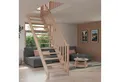 Treppen Intercon Raumspartreppe Casablanca gerade, 60 oder 80 cm Stufenbreite, für Geschosshöhen bis 280,00 cm, Stufen offene oder geschlossene Stufen, Durchgehende Wangen