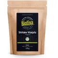 Biotiva Shiitake Pulver 125g aus biologischem Anbau