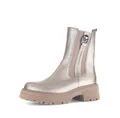 Gabor Damen Chelsea Boots, Frauen Stiefeletten,Bootee,Booties,halbstiefel,Kurzstiefel,uebergangsschuhe,Taupe (Altsilber),40 EU / 6.5 UK