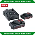 FLEX Akku-Basis-Set P-Set 22 Q, 18 Volt - 2 Akkus 2,5 Ah + Ladegerät CA 18.0-LD