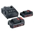FLEX Akku-Basis-Set P-Set 22 Q, 18 Volt - 2 Akkus 2,5 Ah + Ladegerät CA 18.0-LD