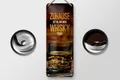 Femer GmbH Metallschild Spruch Zuhause ist da wo mein Whisky 10x27cm, (1 St), gewölbte Oberfläche, abgerundete Ecken, umgeschlagene Kanten