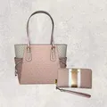 Michael Kors MK Tasche Shopper Portemonnaie Jet Set Travel Voyager Rosa Rose NEU