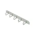 Kabelrangierpanel für Netzwerkschrank - 19" (483mm) - 5 Führungsbügel - grau