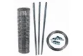 Aquagart Wildzaun 50m Wildzaun 160/20/15 Schwere Ausführung + Pfosten + Spanndraht, (1-St)