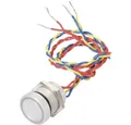 APEM Schalter Piezotaster 24 V/DC/AC 200 mA Serie PBA PBARAAFB000K0B, Betätiger flach