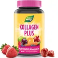Kollagen Gummibärchen mit 2500 µg Biotin I Erdbeer Geschmack I 255 mg Collagen Peptide mit Zink gegen unreine Haut und Silizium I Haut und Haar Vitamine I Vegetarische Vitamin Gummies I 60 Stk