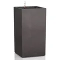 Lechuza Pflanzgefäß CANTO Stone 40 high graphitschwarz 40x40x76 cm