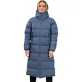 Urban Down Long Coat Women granite blue (24412) M - Blau - 164