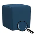 Best For Home | Sitzwürfel Sitzhocker | Bodenkissen Hocker | Sitzhocker Boden | Sitzhocker Holzwerkstoff | Sitzwürfel Polstermaterial | Fußhocker Wohnzimmer | Fußhocker 40x40x40 | Sitzwürfel Türkis