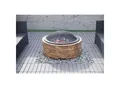 Westmann Feuerstelle Steinoptik mit Abfanggitter
