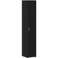 vidaXL Highboard Schwarz Eichen-Optik 30 x 42,5 x 185 cm Holzwerkstoff 3365578