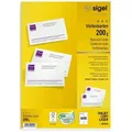 Sigel Visitenkarten VISITENKARTEN-MP, Edelkarton hochweiß, perforiert, 200 g/m2 weiß