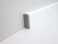 B.S. Bauprogramm Endstück für Sockelleiste 18x50mm silber links Endkappen Leiste